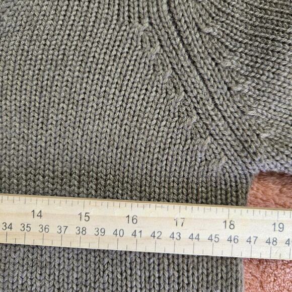 Jenny Womens Vintage Cable Knit Cardigan Sweater Small Boho Sequins Cozy Artsy - Picture 10 of 11